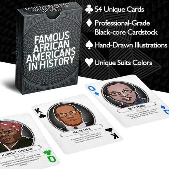 Black History playing cards - Picture 3 of 4